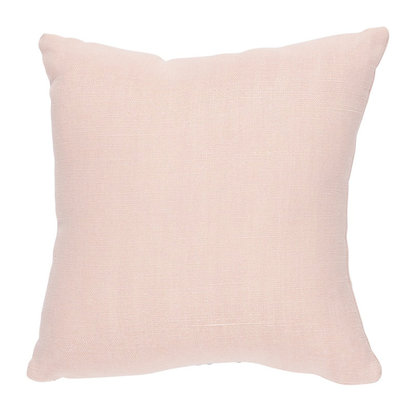 Ashoka Square Throw Pillow, 18" x 18", Rose Quartz