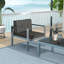 Chaise de patio avec coussins Welbert