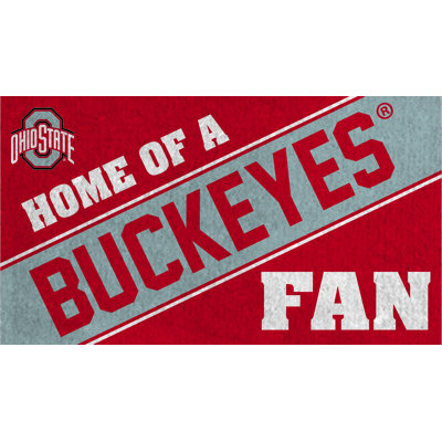 28 in. x 16 in. Ohio State Buckeyes Indoor/Outdoor Doormat