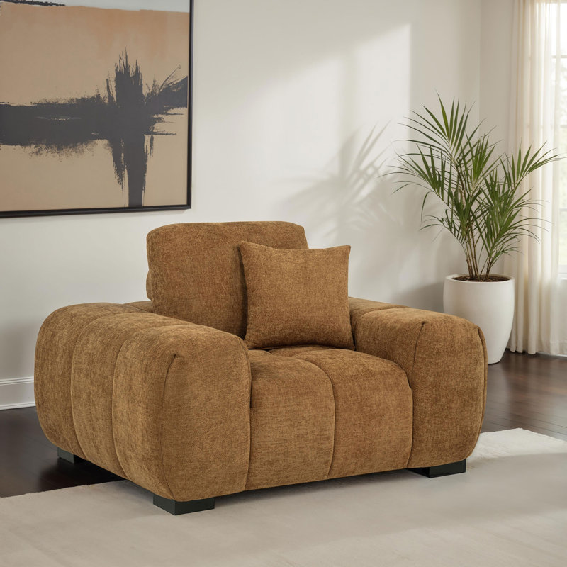 Chaise d'appoint Plather Amber, Ambre