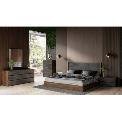 Ensemble de chambre à coucher 5 pièces Alaya