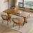 Brown Rectangular Solid wood Butterfly Leaf Dining Table-1787592793