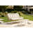 Outdoor Metal Frame Rattan Sofa with Cushion