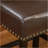26" Backless Counter Stools, 2-Pcs Set, Brown