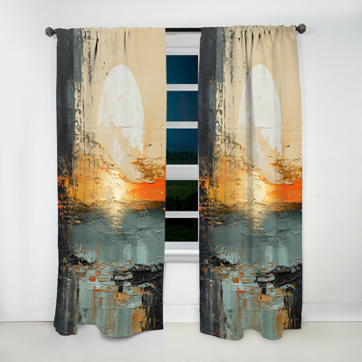Rideau occultant Modern Coastal Mystic Sunrise I - Coastal