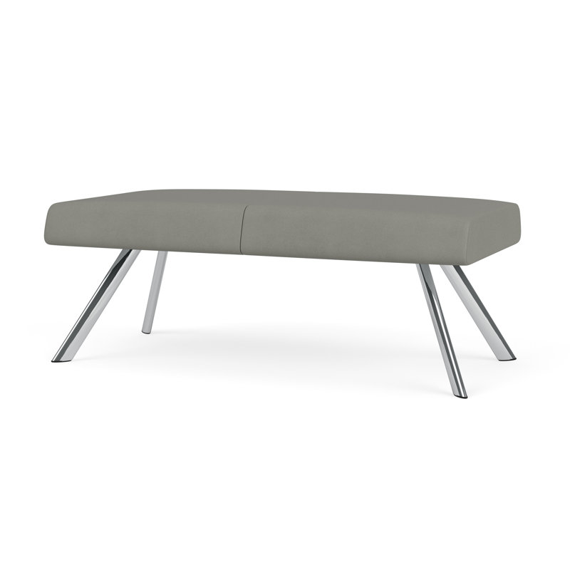 Banc de réception Willow, Chrome, Patriot Plus Dove - Vinyle facile à nettoyer