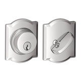 Single Cylinder Deadbolt with Camelot Trim