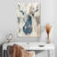 Blue Rhizome Deer Bust-106964213