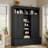 Hall Tree With Bench And 5 Storage Cubbies, Modern Entryway Storage Organizer Cabinet With 4 Doors-114240994