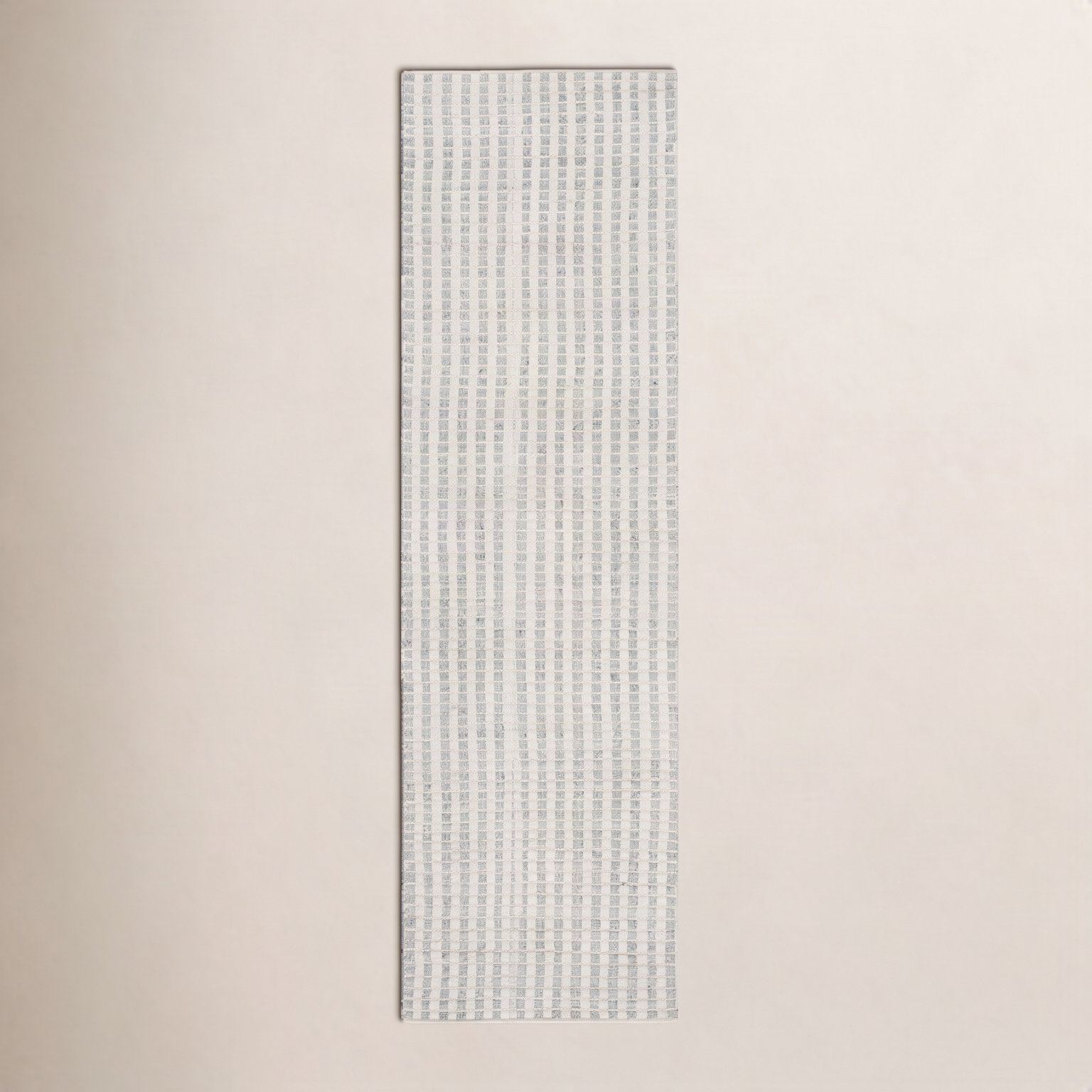 Russo Hand-Woven Striped Silk Rug, Runner 2'3" x 8'