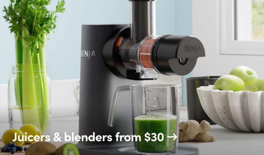 Juicers & blenders from $30