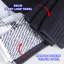 Ensemble de serviettes 6 pièces Kreager 500 g / m² 100% coton à séchage rapide-111684958-27041015
