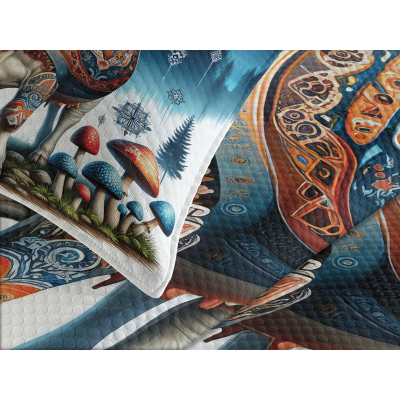 Coverlet, King Coverlet / Bedspread + 2 Standard Shams