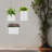19.69" Wall Pot Planter with 3 Pots-1001071219