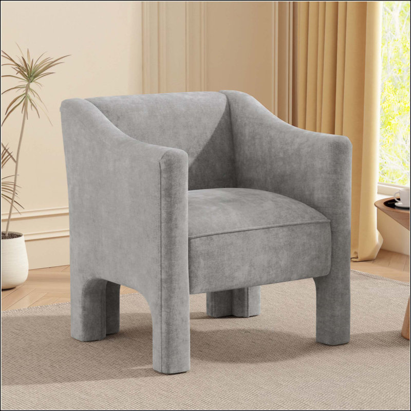 Fauteuil rembourré Modern, Gris
