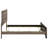 Washed Taupe Queen Panel Bed