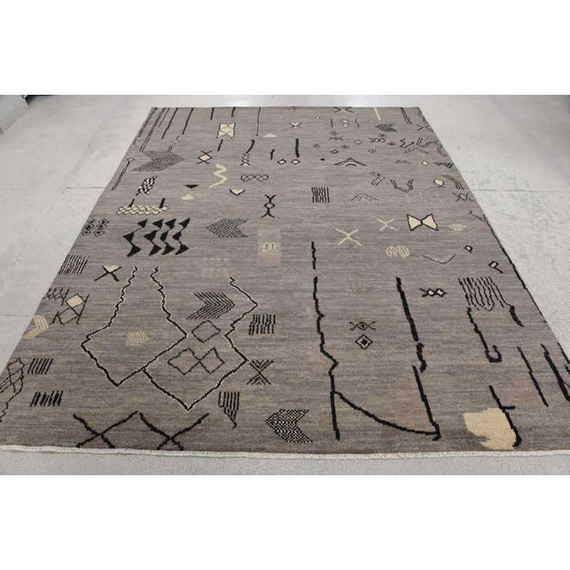 Moroccan Collection One-of-a-Kind Rectangle 7'11" X 9'10" Hand Knotted Area Rug
