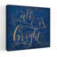 All is Bright by Mollie B. - 1 Piece Wrapped Canvas Wall Art-1960911706