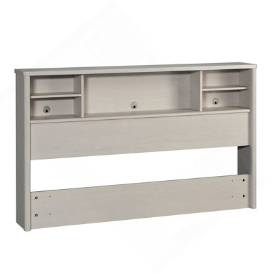 Full/Queen Bookcase Headboard, White finish