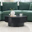 Table basse ronde avec rangement-438795935