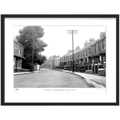 Coxhoe, Cornforth Lane C1955 by Francis Frith - Single Picture Frame Print