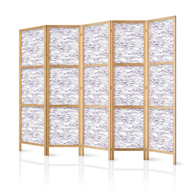 171cm H Solid Wood Folding Room Divider