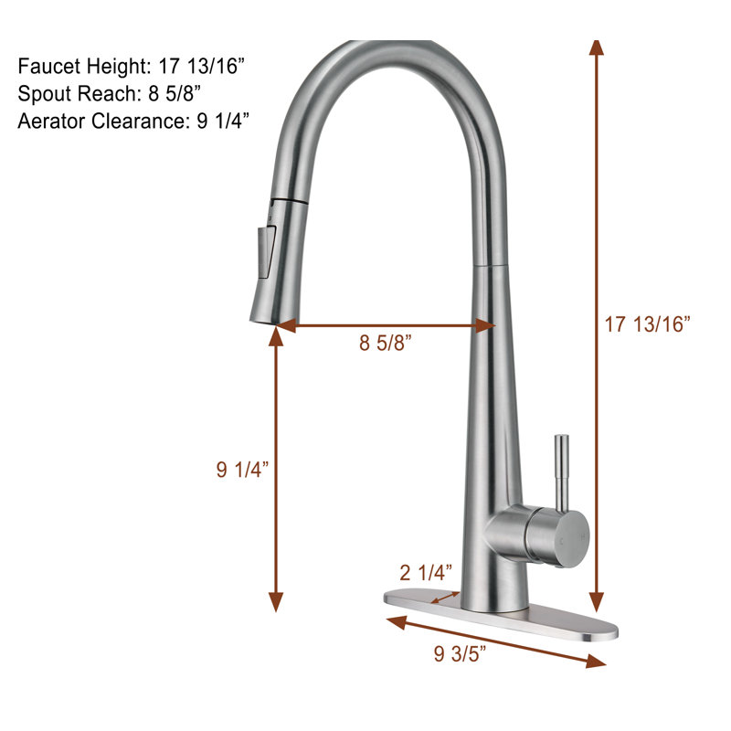 Évier de cuisine à double cuve en acier inoxydable avec robinet de cuisine L 33 po x l 22 po, Nickel brossé