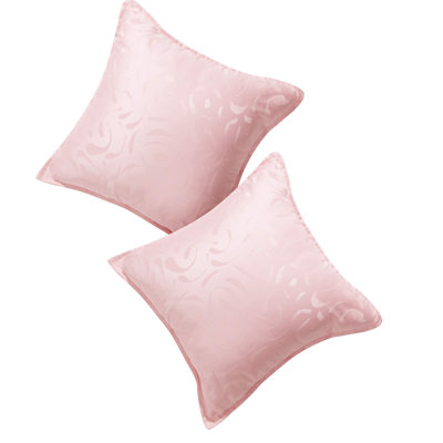 Christmas Jacquard Pillow Cases Square Pillowcase Covers (Set of 2)