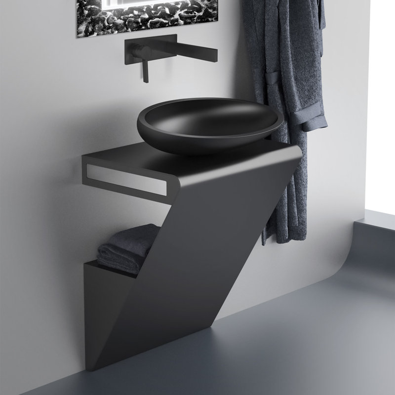 16.8'' Single Bathroom Vanity with Metal Top