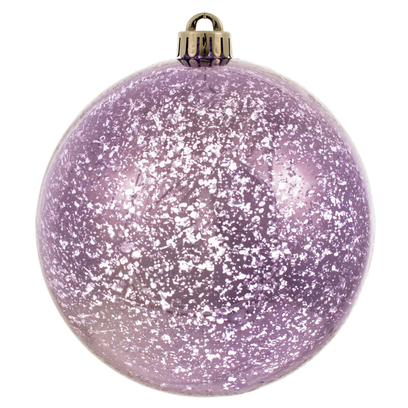 Ornement boule de mercure brillant, Émeraude, H 6 po x l 6 po x P 6 po