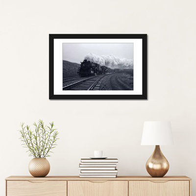 " 1940s-1950s Speeding Steam Locomotive Passenger Train Near Port Jervis New York USA " by Vintage Images