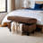 28.5" Wide Solid Color Rectangular Ottoman, Lift-Top Hidden Storage Footrest-987953373
