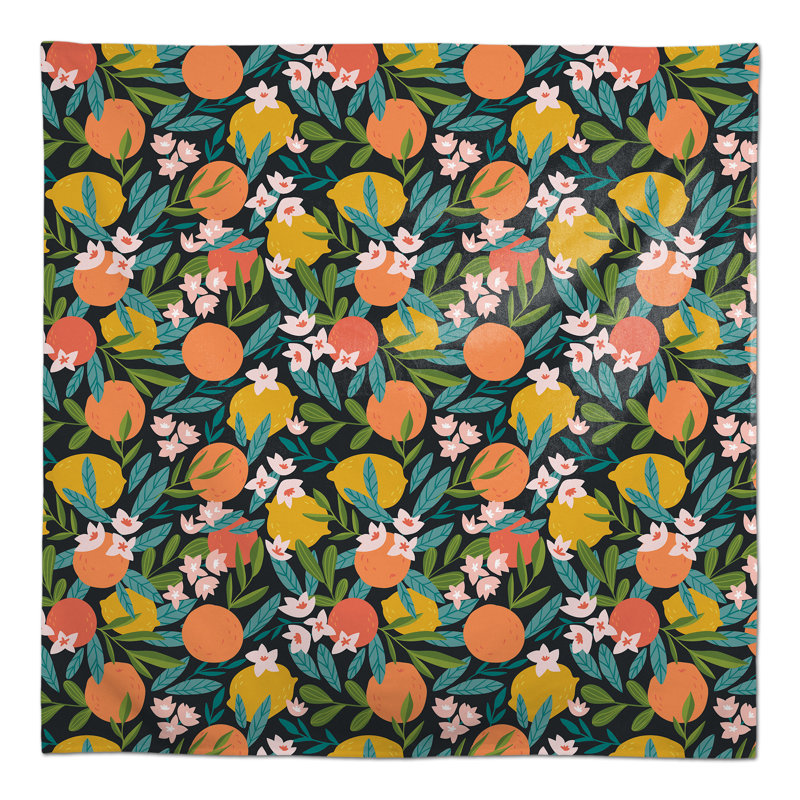 Nappe 2 agrumes, Noir