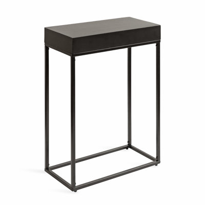 Cronus Solid Wood Top End Table