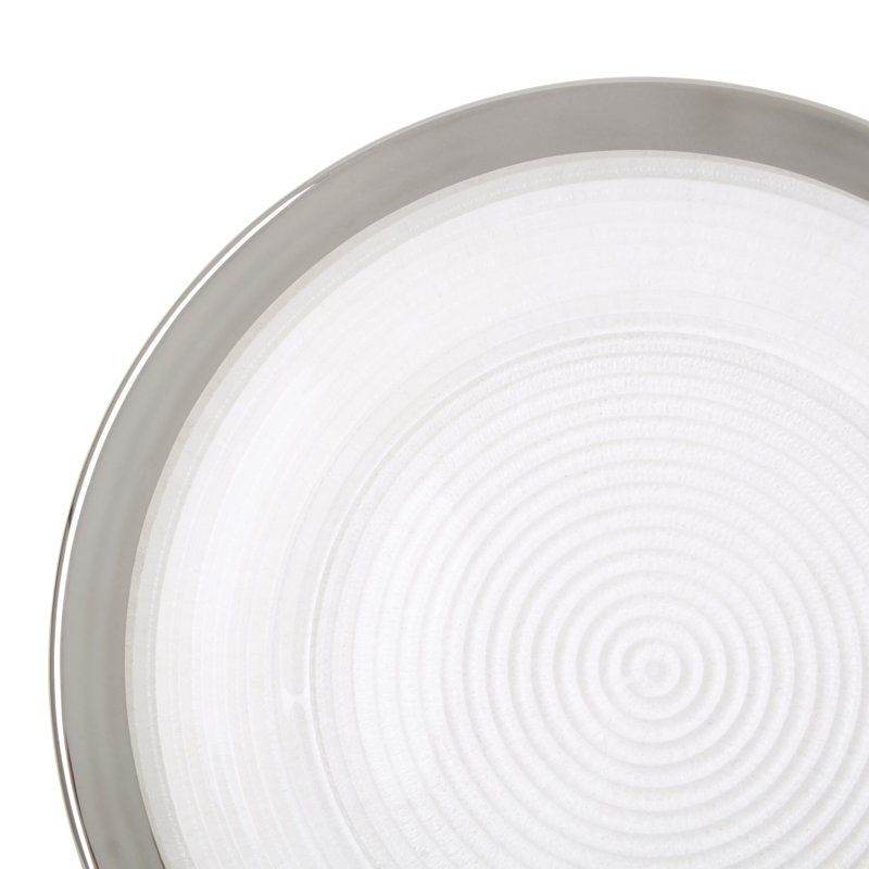 Synthetic Geometric Charger, 33 cm Round