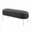 Banc de rangement FlowLuxe Contemporary Glam Onyx