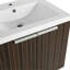 Armoire de salle de bain 24 po avec lavabo en résine, portes à fermeture en douceur, fixation flottante, pour petite salle de bain-1754377231