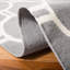 Tapis gris / ivoire en laine tissé à la main et à plat Rodgers-842516817