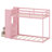 Multi-Functional Bunk Bed Featuring Built-In Shelves, Pegboards, Drawer Storage, And Ambient Lighting-1882444491