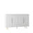 Fluted Buffet Accent Cabinet With Adjustable Shelves-1537706352