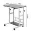 Adjustable Height and Modular Iron Computer Desk-741500039