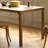 Burlywood Rectangular Solid Wood Dining Table-11673418