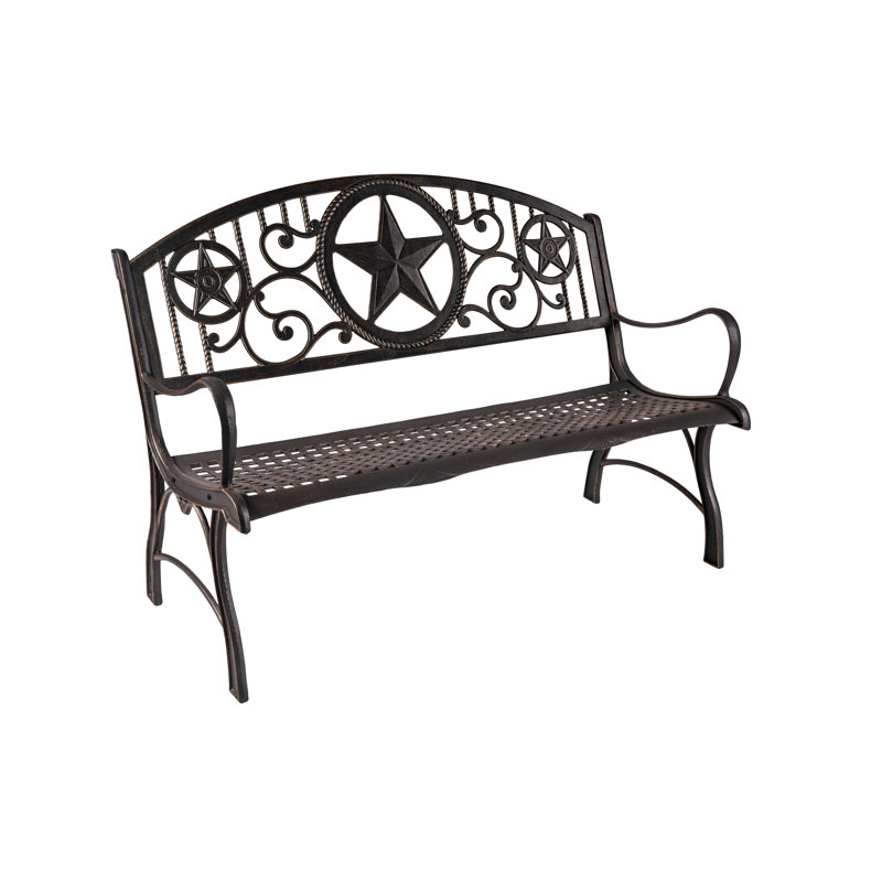 Banc de parc en fonte Yelton Star