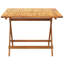 4 - Person Acacia Wood Patio Dining Set with Square Table-177664769