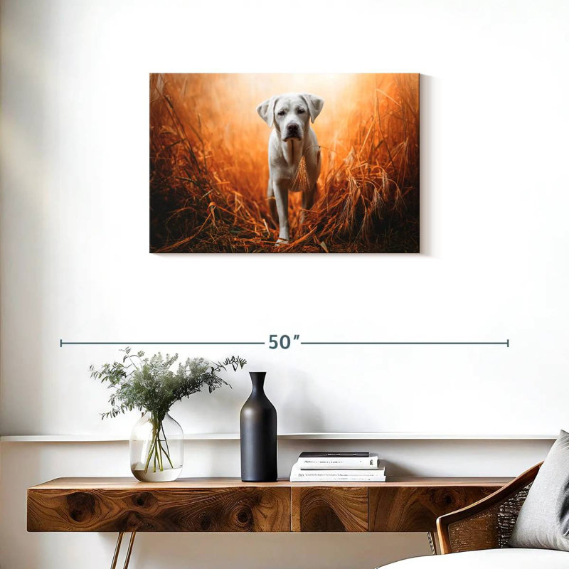 Brampt Lost Labrador Retriever, 20" H x 30" W