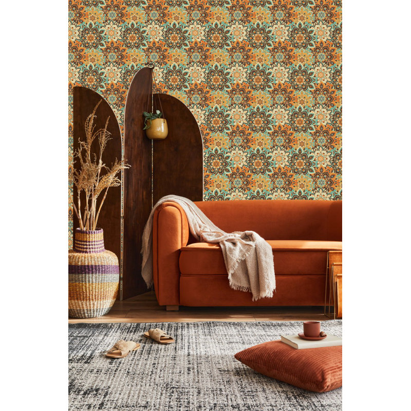 Carreau de papier peint l 25 po, L 2,09 pi x L 10,42 pi