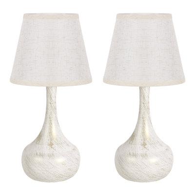 Ensemble de 2 lampes de table 17,3 "Modern Touch