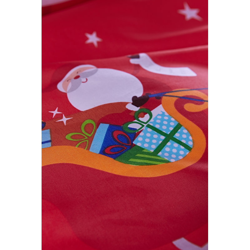 Santa’s Christmas Presents Duvet Cover Set, Twin Duvet Cover - 1 Standard Pillowcase
