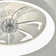 20'' Dianeshia Flush Mount Dimmable Ceiling Fan with LED Lights