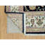Tapis bleu nouvel âge en laine 7 pi 9 po x 10 pi Sorens